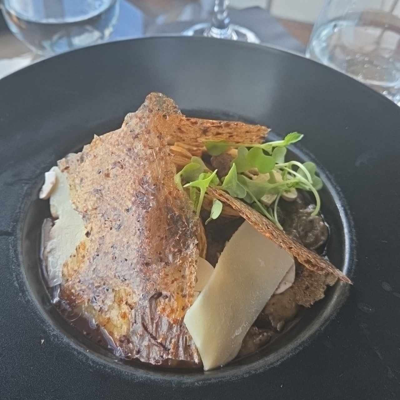 Risotto de Hongo con Picaña