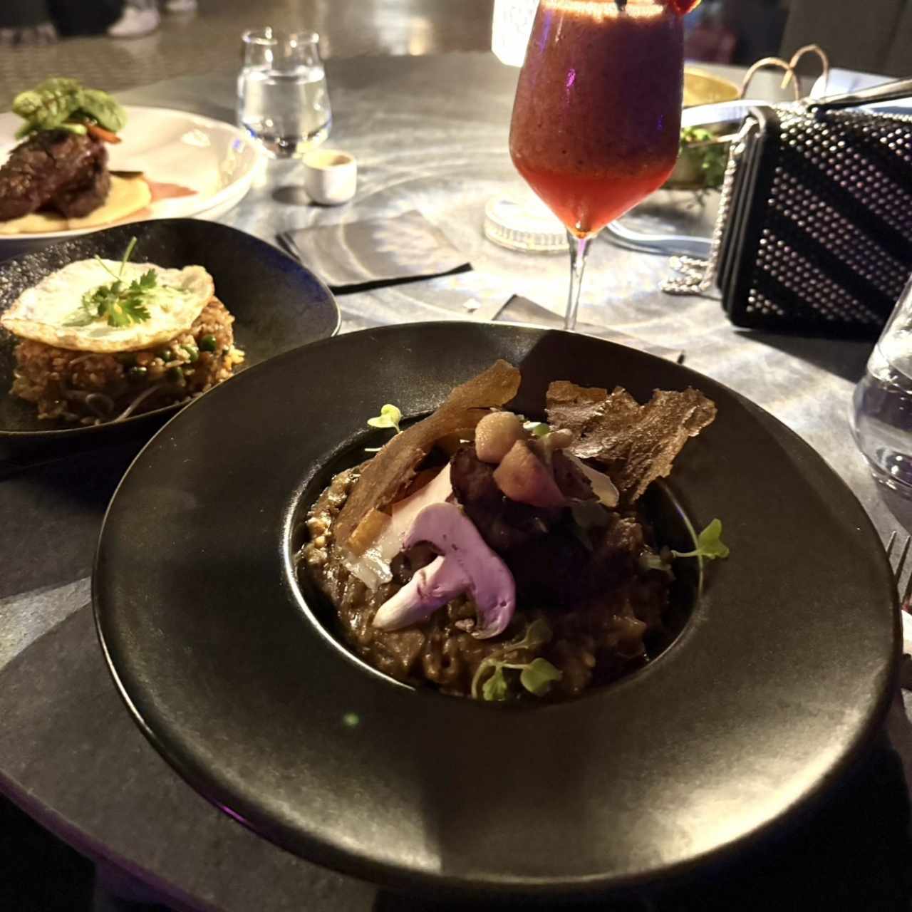 Risotto de Hongo con Picaña