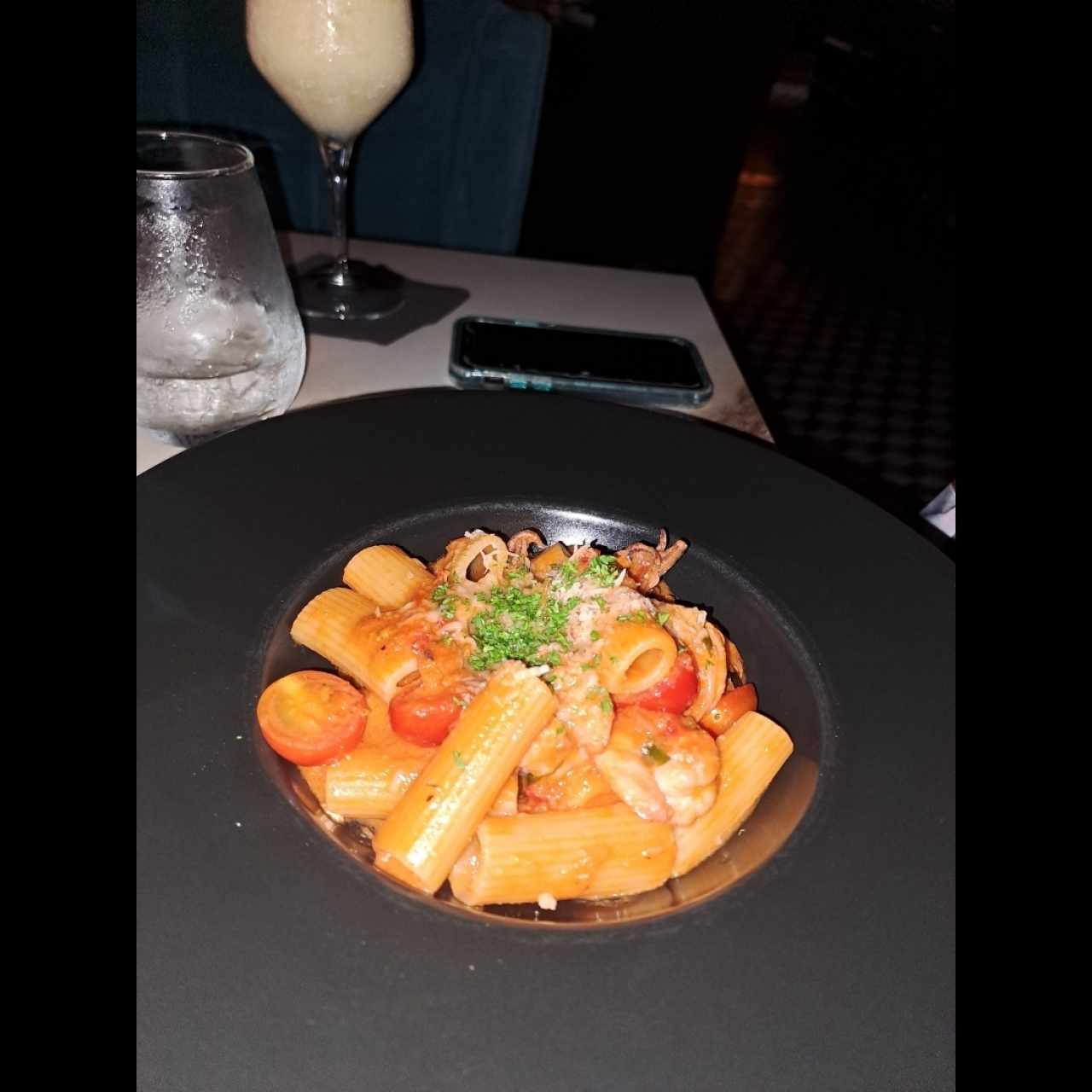 Pastas - Rigatoni con Camarón