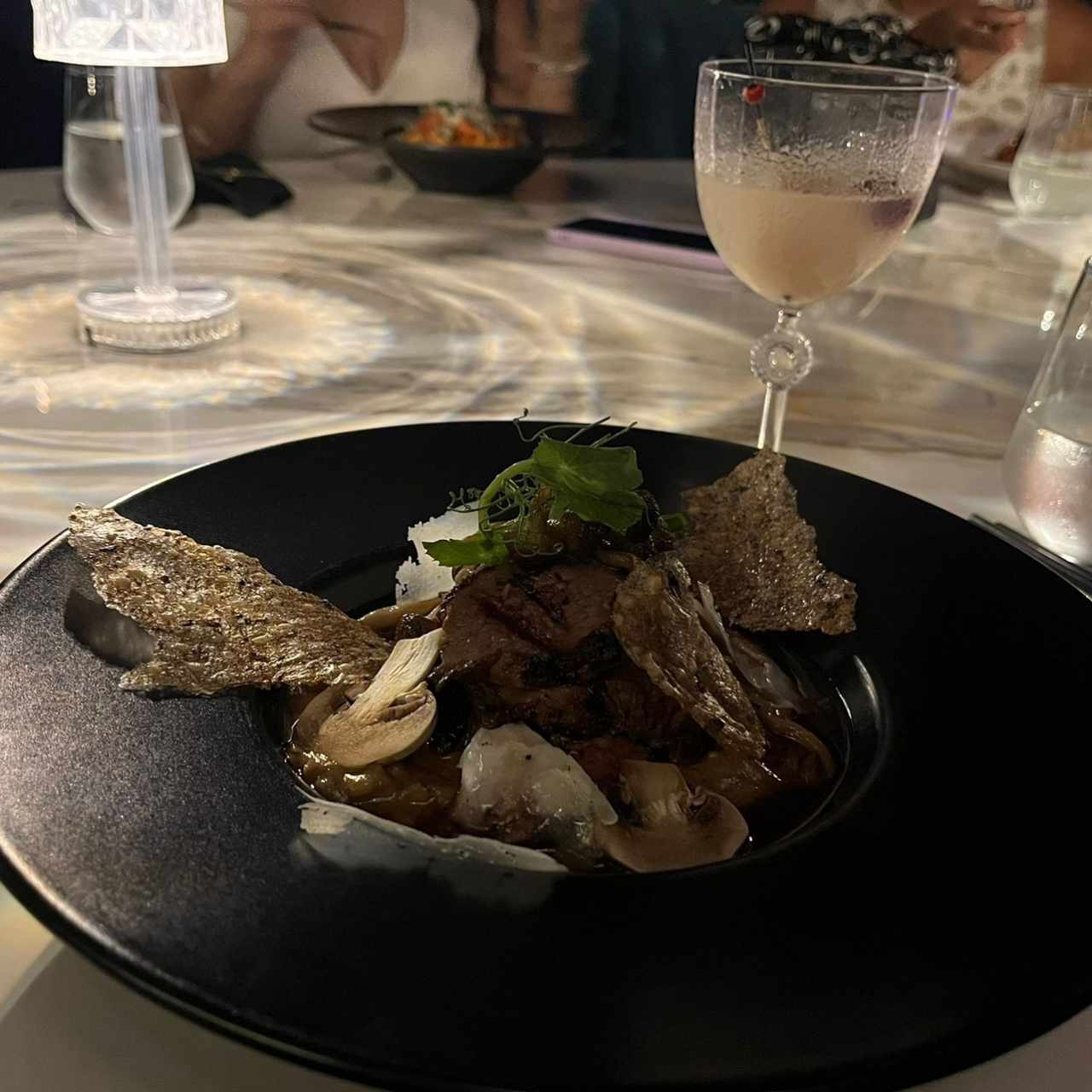 Risotto de Hongo con Picaña