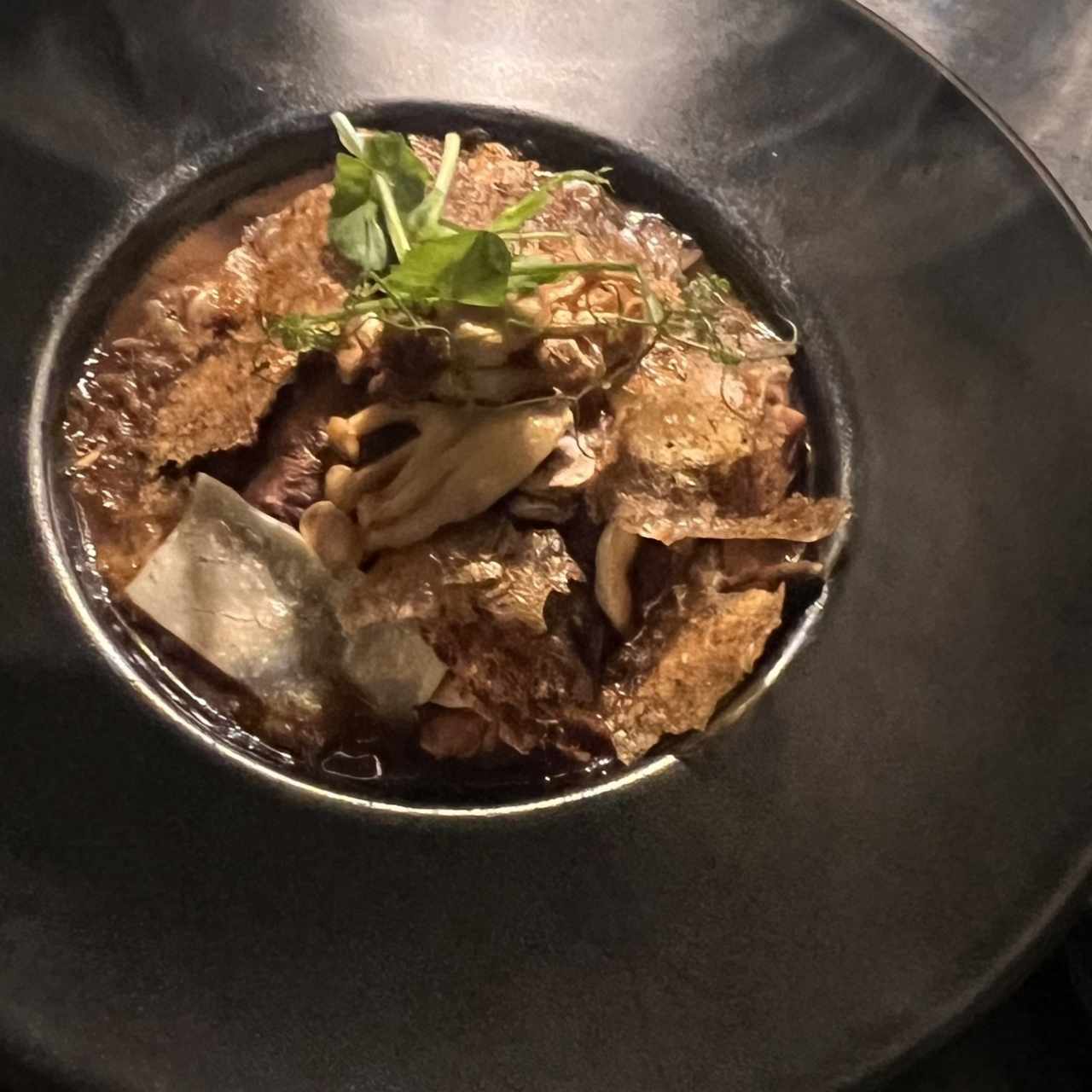 Risotto de Hongo con Picaña