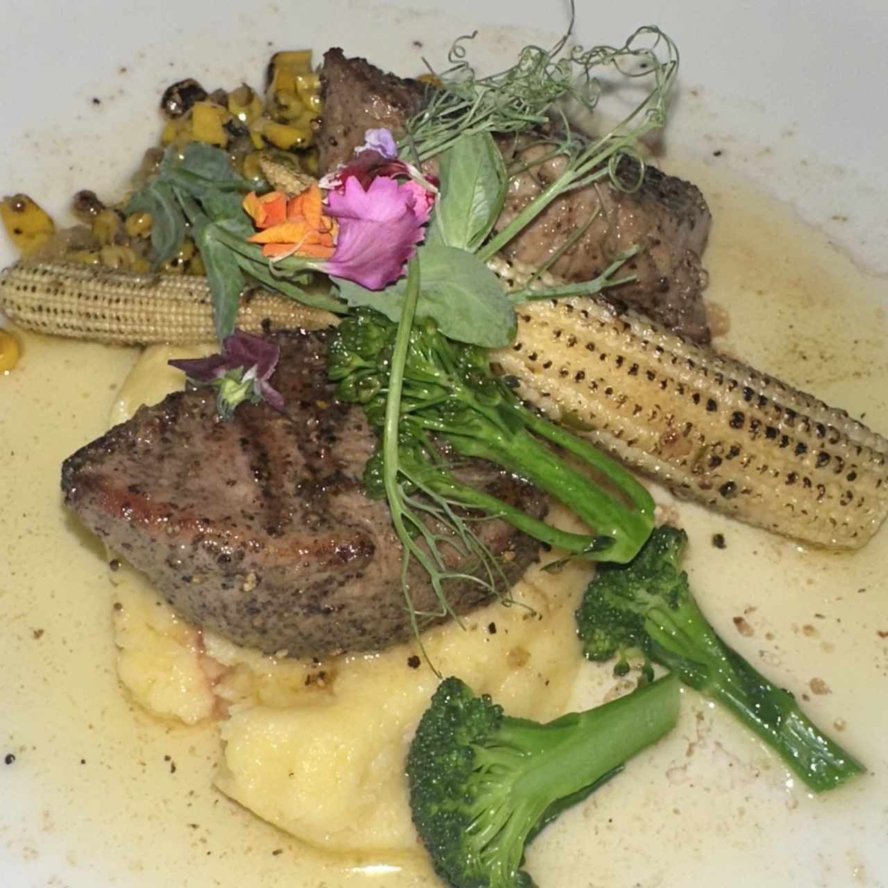 Filete con Costra de Pimienta