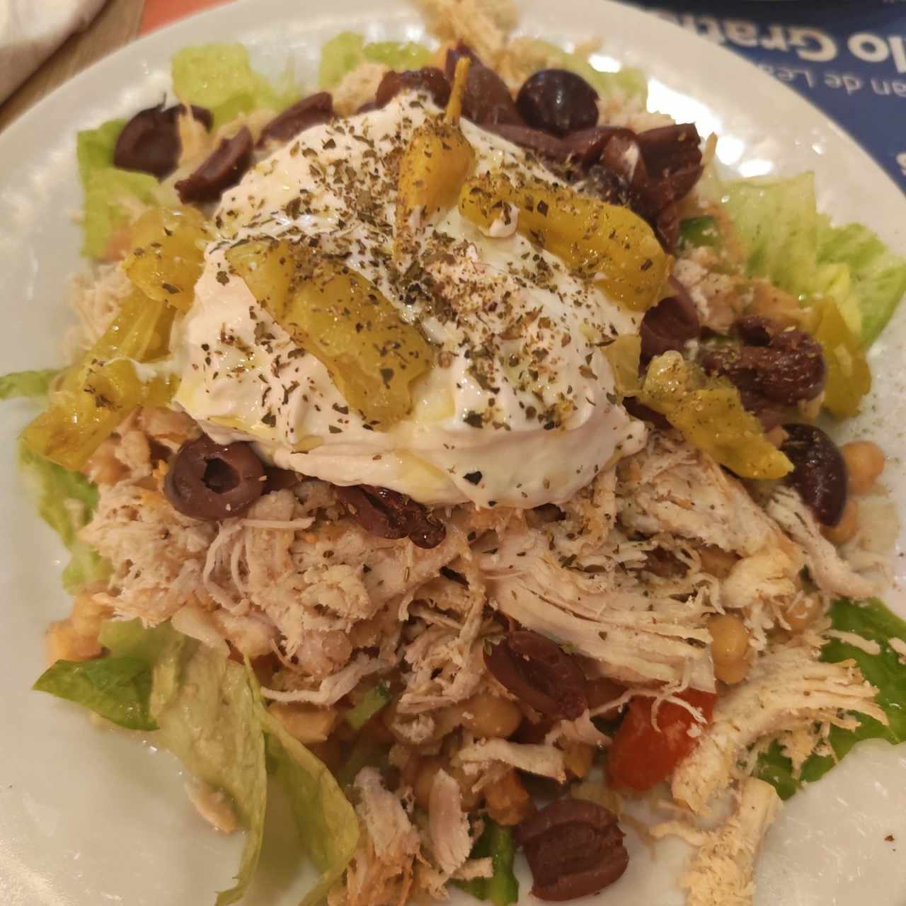 Ensalada con Garbanzo