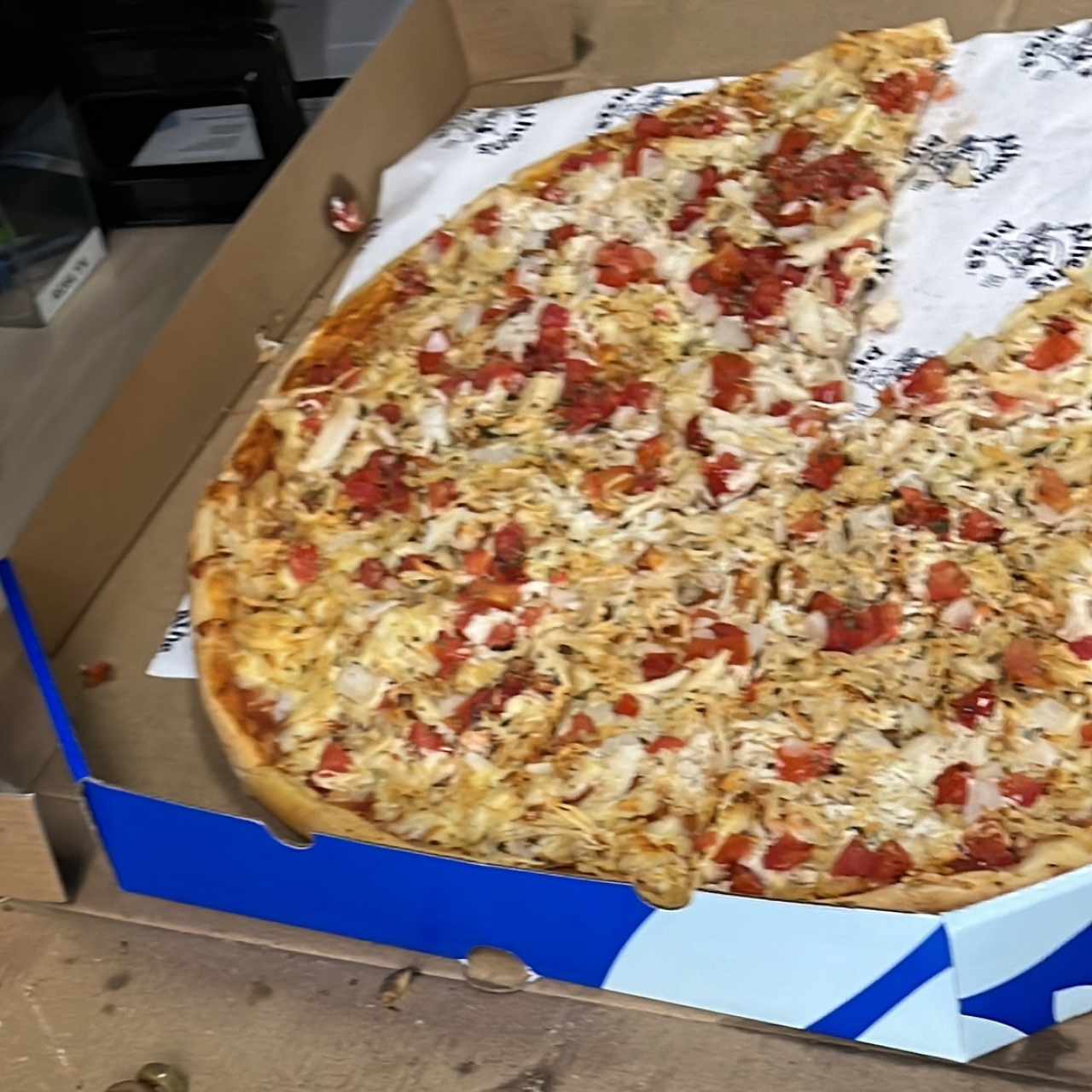 Pizza de pollo