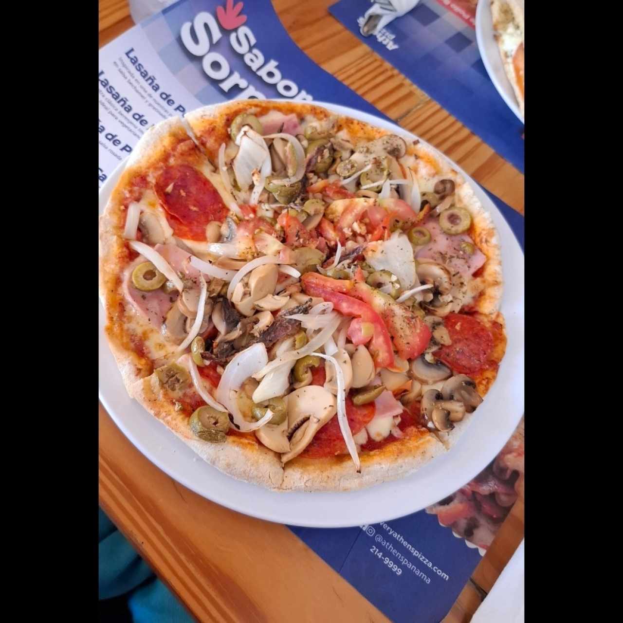 Pizzas especiales - Pizza atheniense