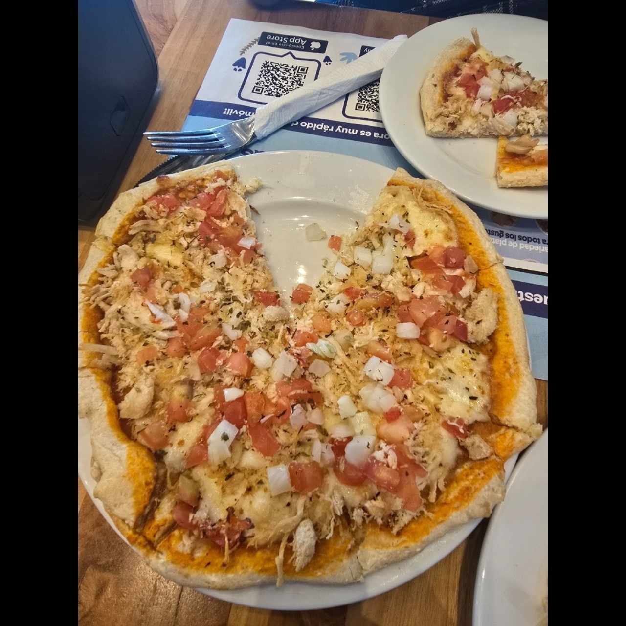 Pizza de pollo especial
