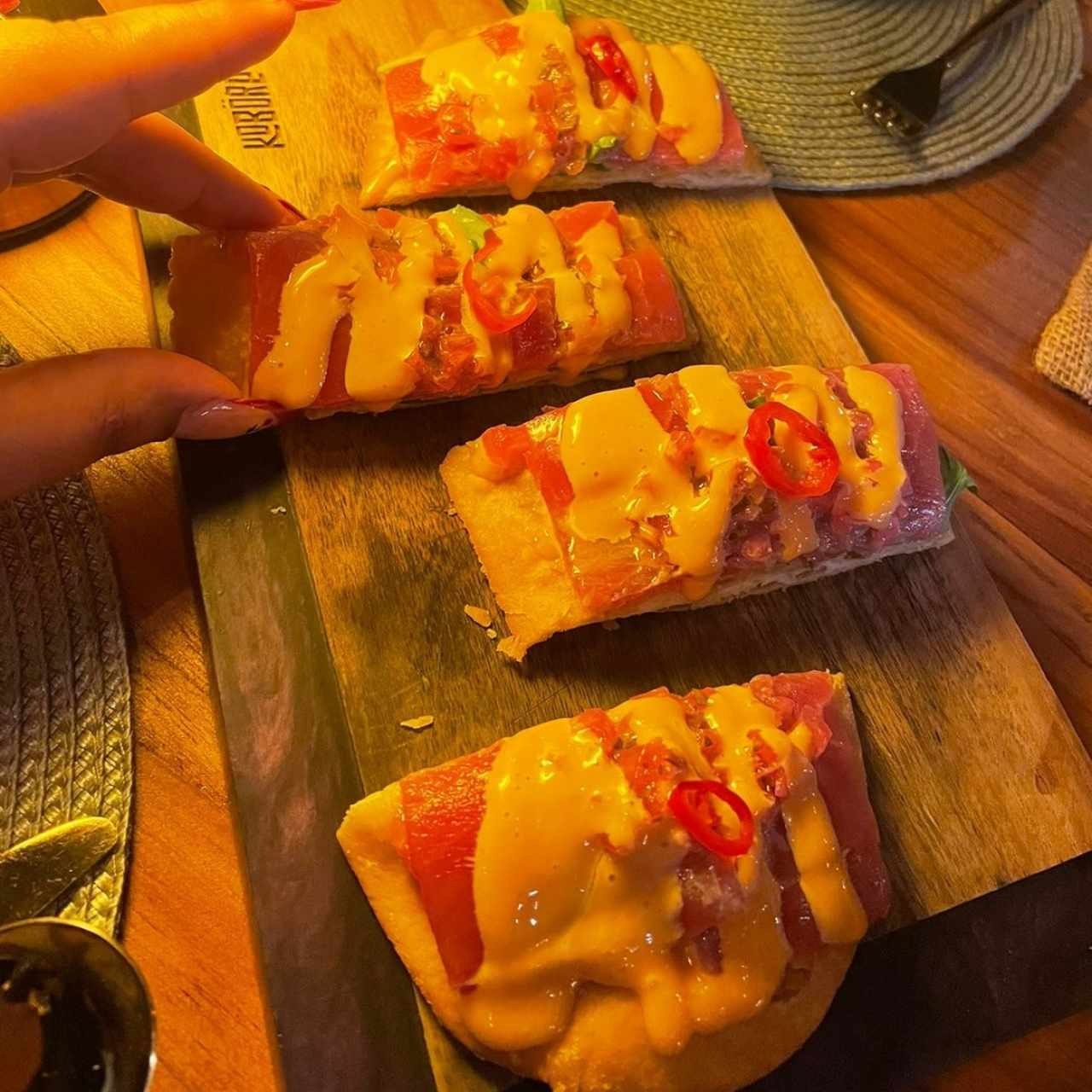 Tiradito de Atún Bocas