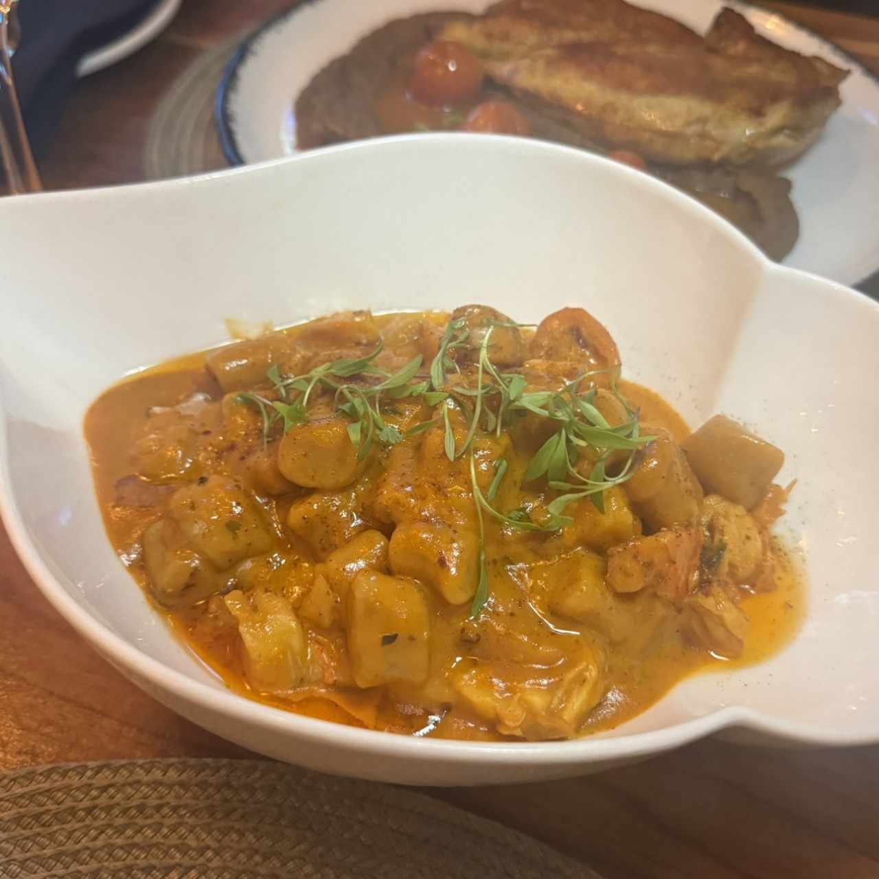 Gnocchi de otoe de Langosta