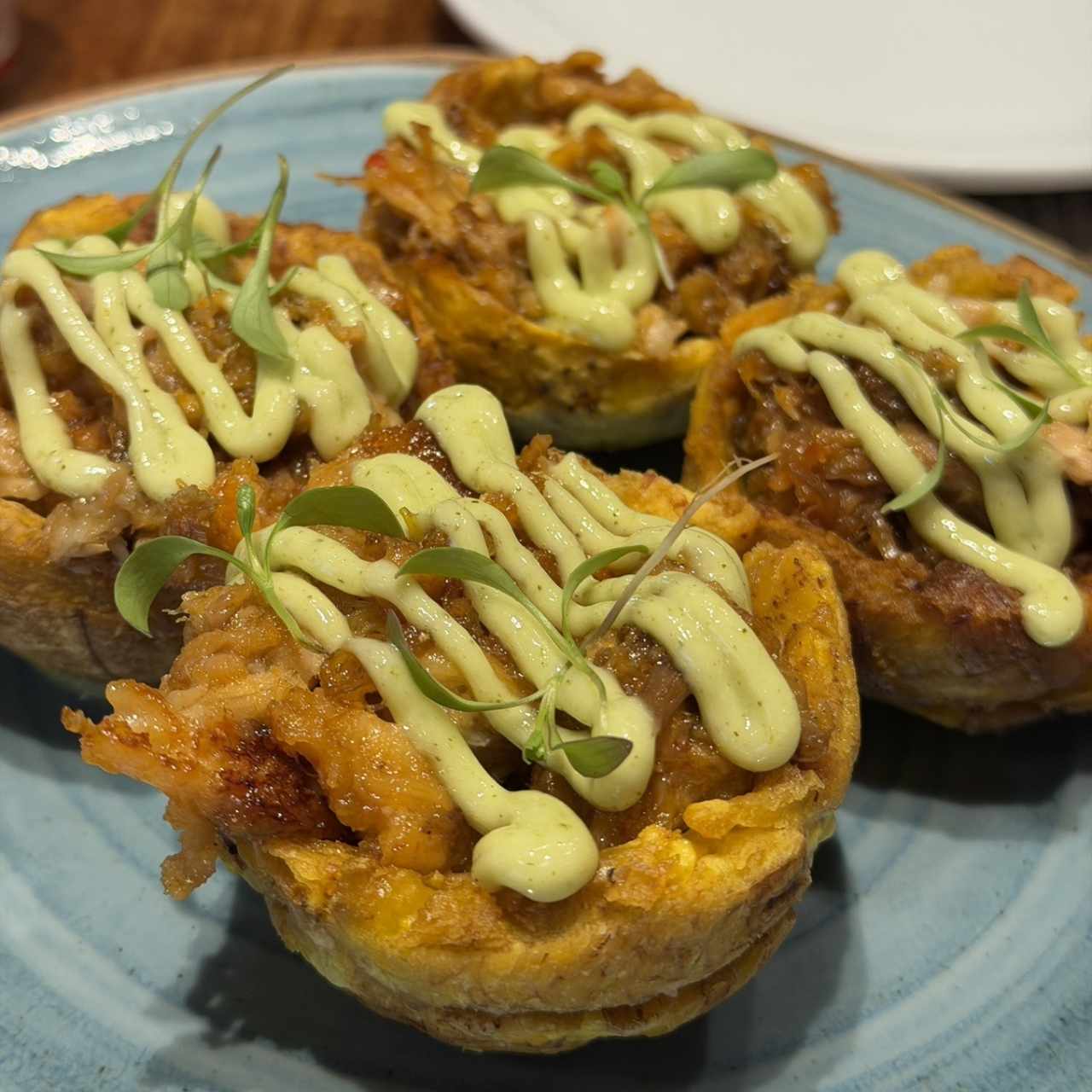 Patacones de Pernil Asado