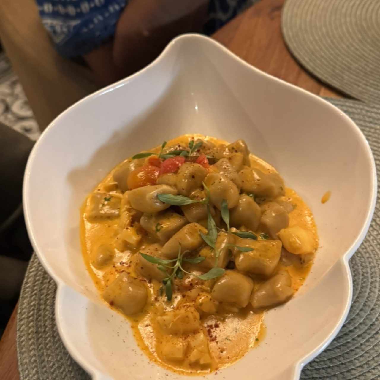Gnocchi de otoe de Langosta