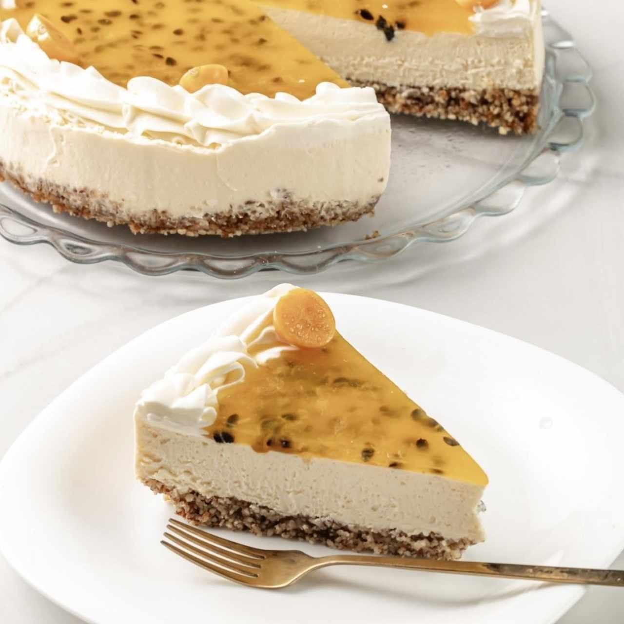 Cheesecake Keto Maracuyá