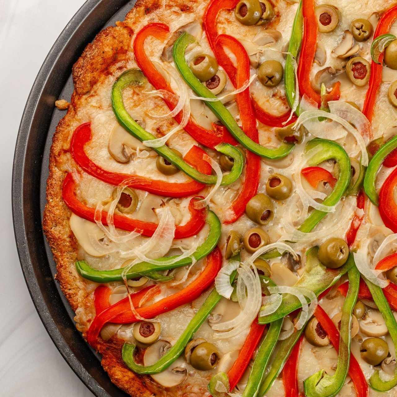 Pizza Keto Vegetales