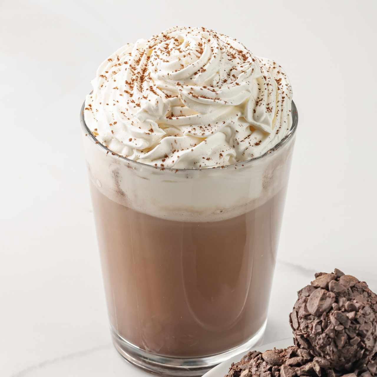 Chocolate Caliente con Crema