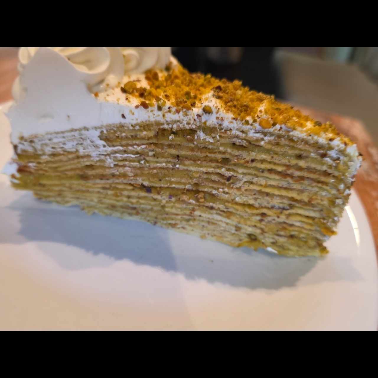 Cake Crepes De Pistacho (SIN LÁCTEOS)