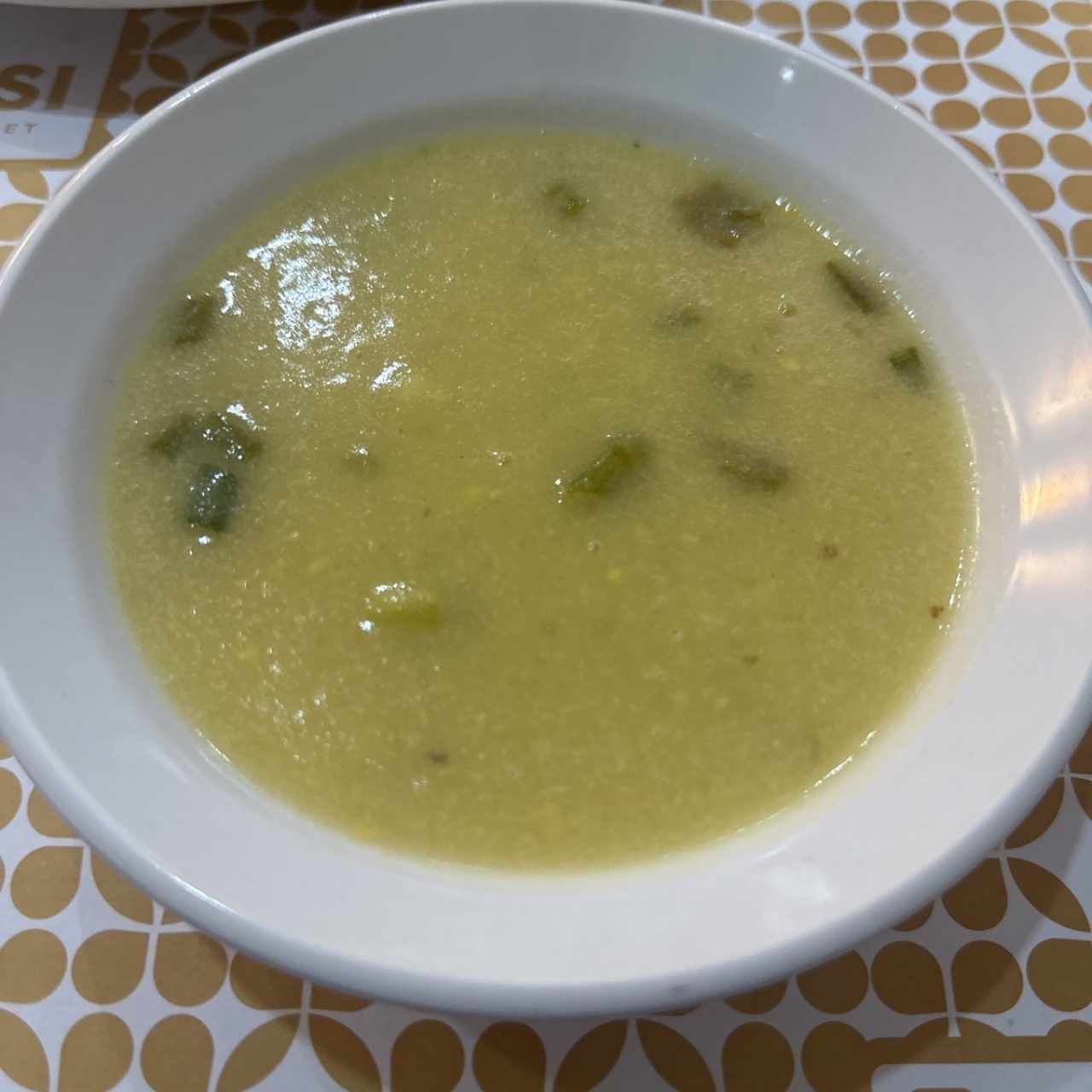 Crema de papa y queso cheddar 