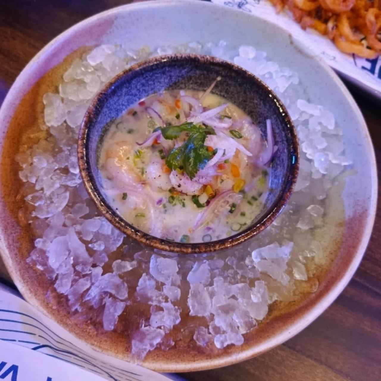 Small Plates - CEVICHE DE CAMARÓN.
