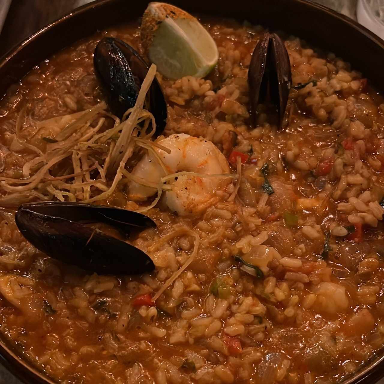 ARROZ CALDOSO DE MARISCOS