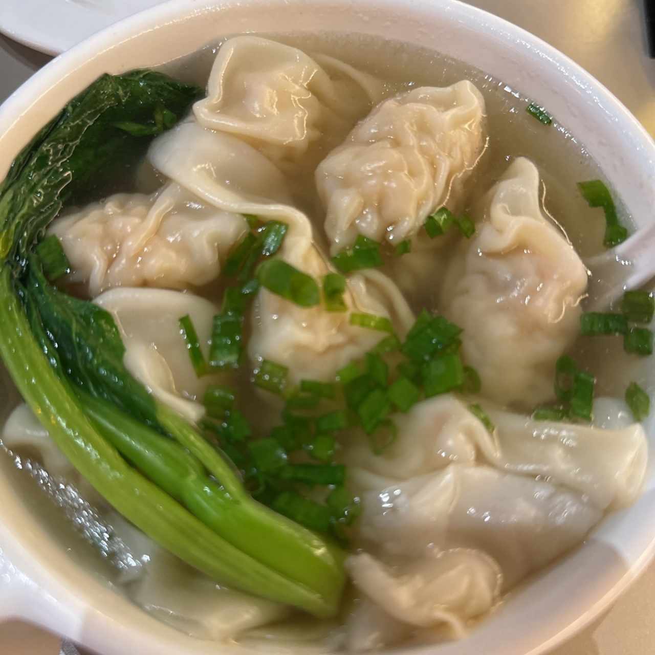 SOPA DE WANTON DE CAMARONES
