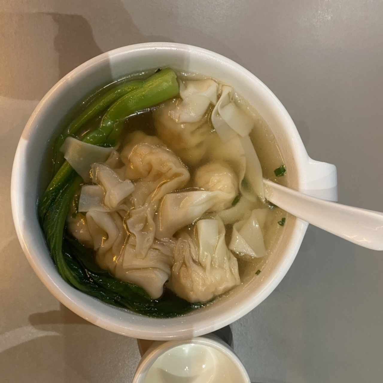 SOPA DE WANTON DE CAMARONES