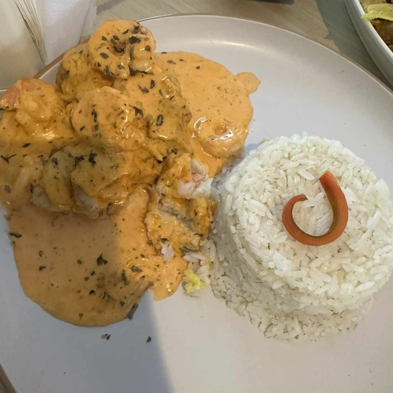 Corvina Rellena de Camarones