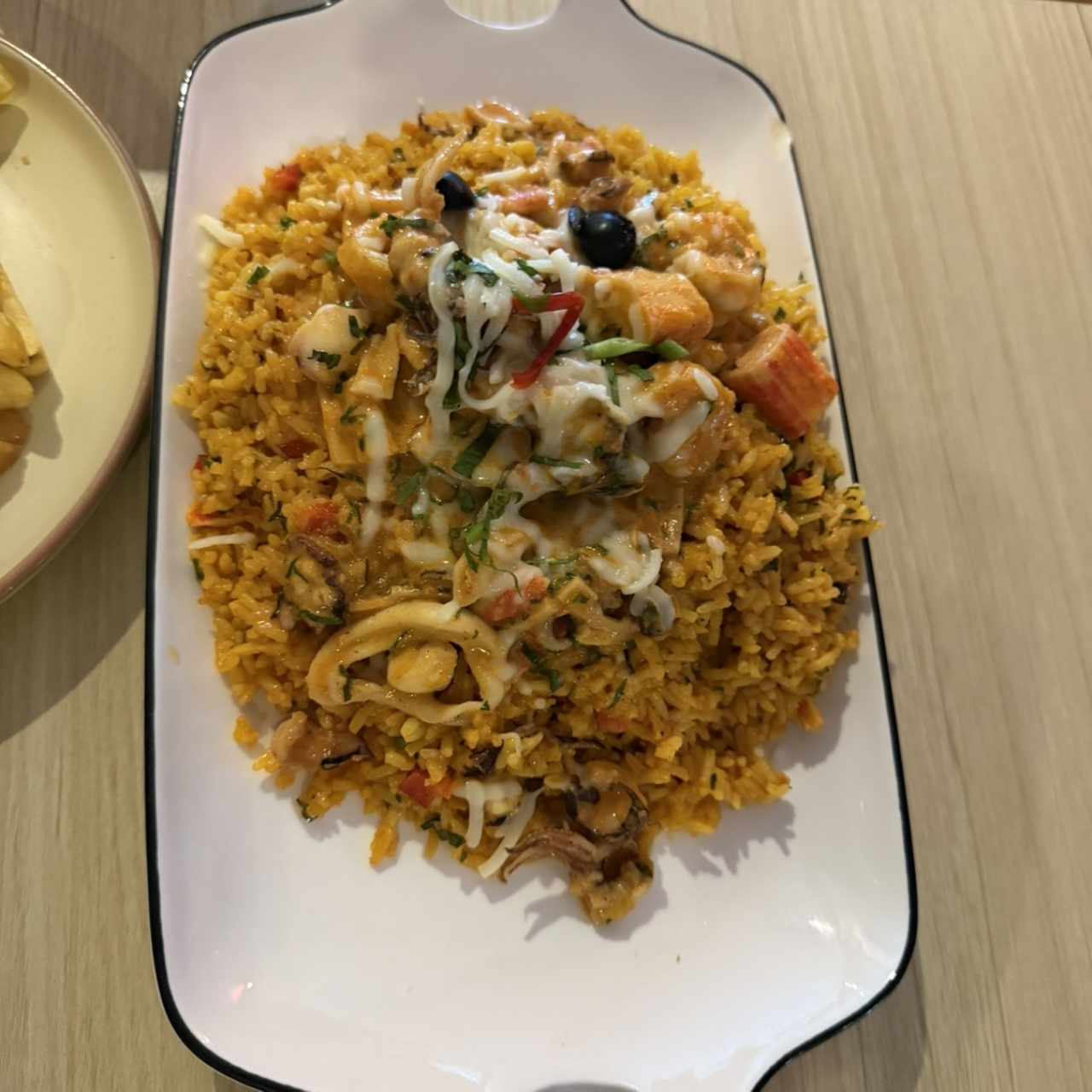 PLATOS FUERTES - Arroz Con Mariscos
