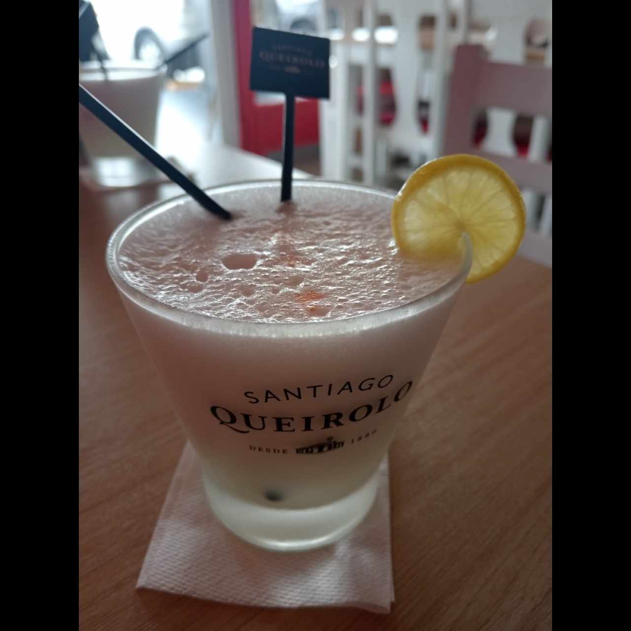 Pizco sour de limón 