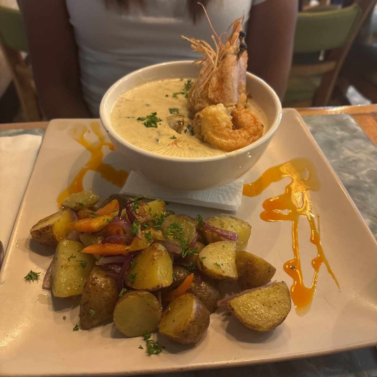 Ahogado de mariscos