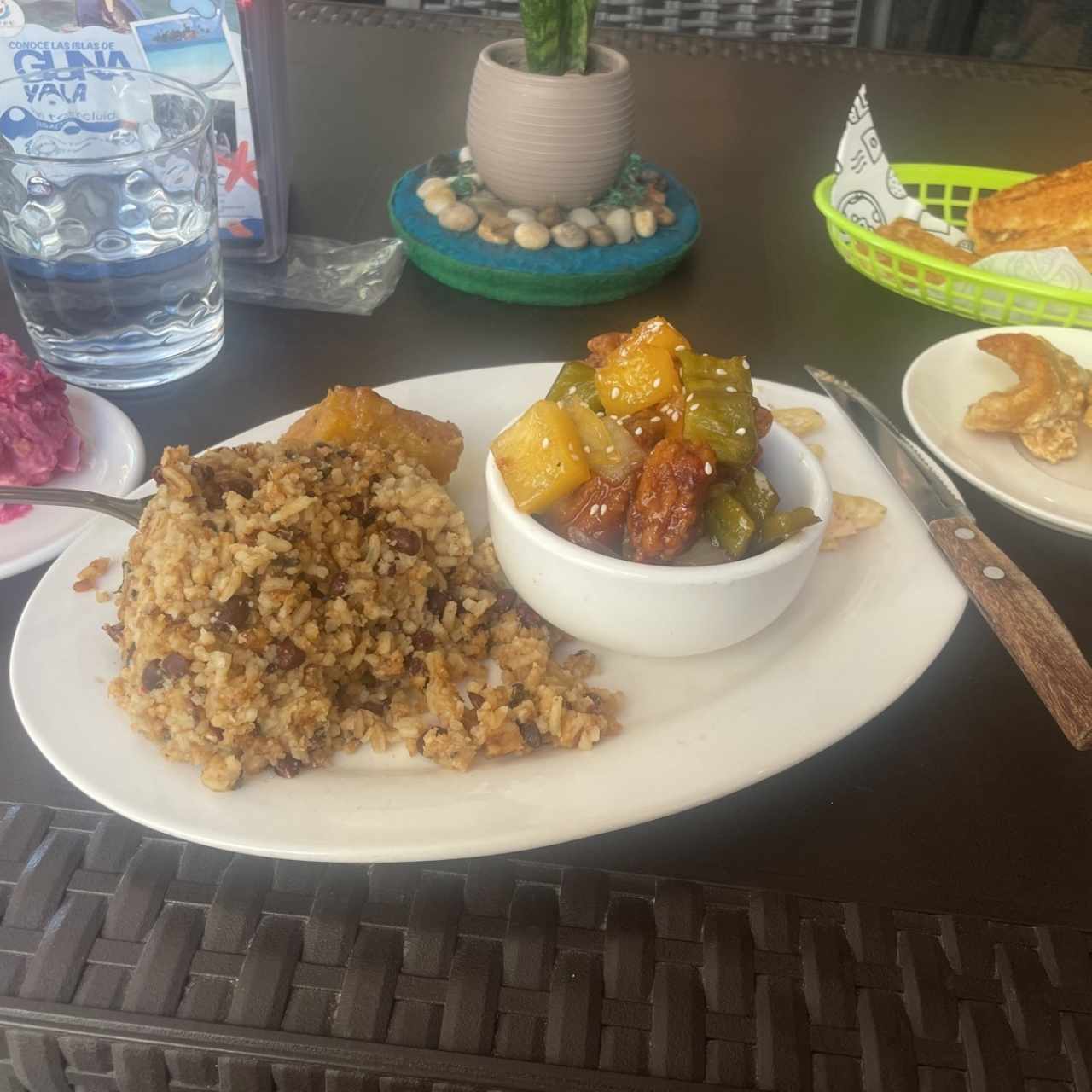 Pollo agridulce 