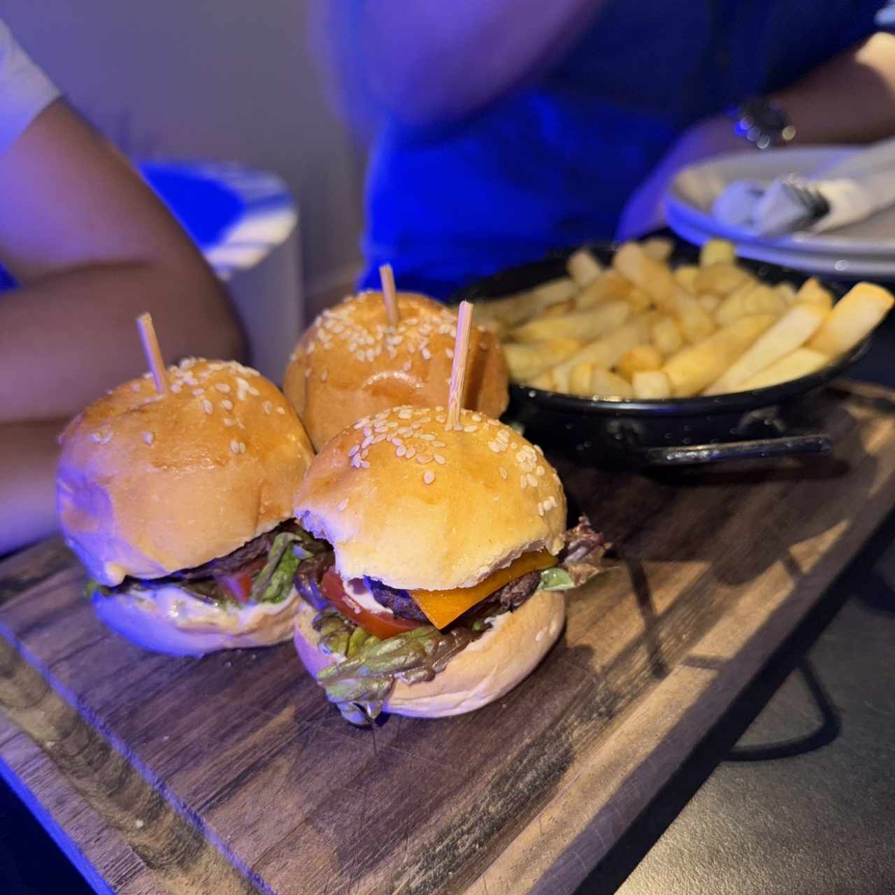 TRÍO DE MINI BURGERS