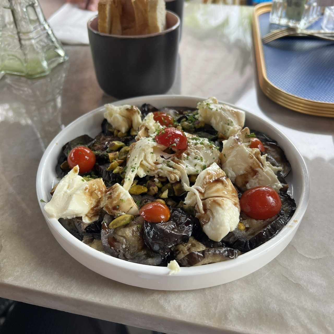 Berenjena Burrata