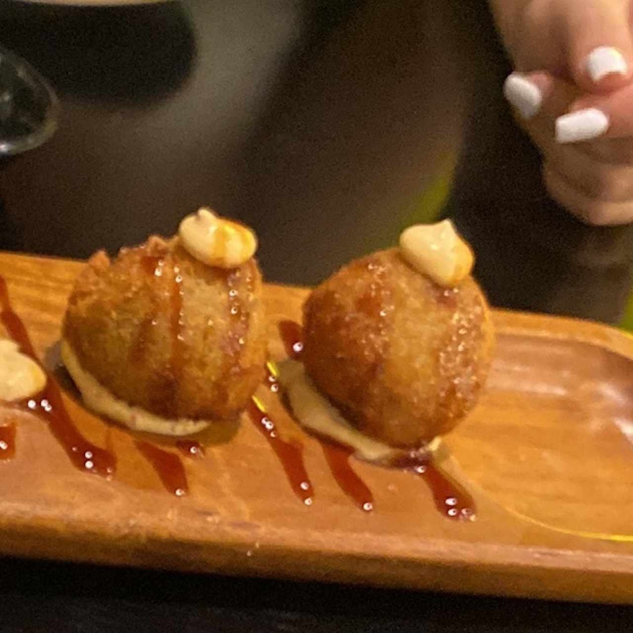 Buñuelos de Plátano con Queso