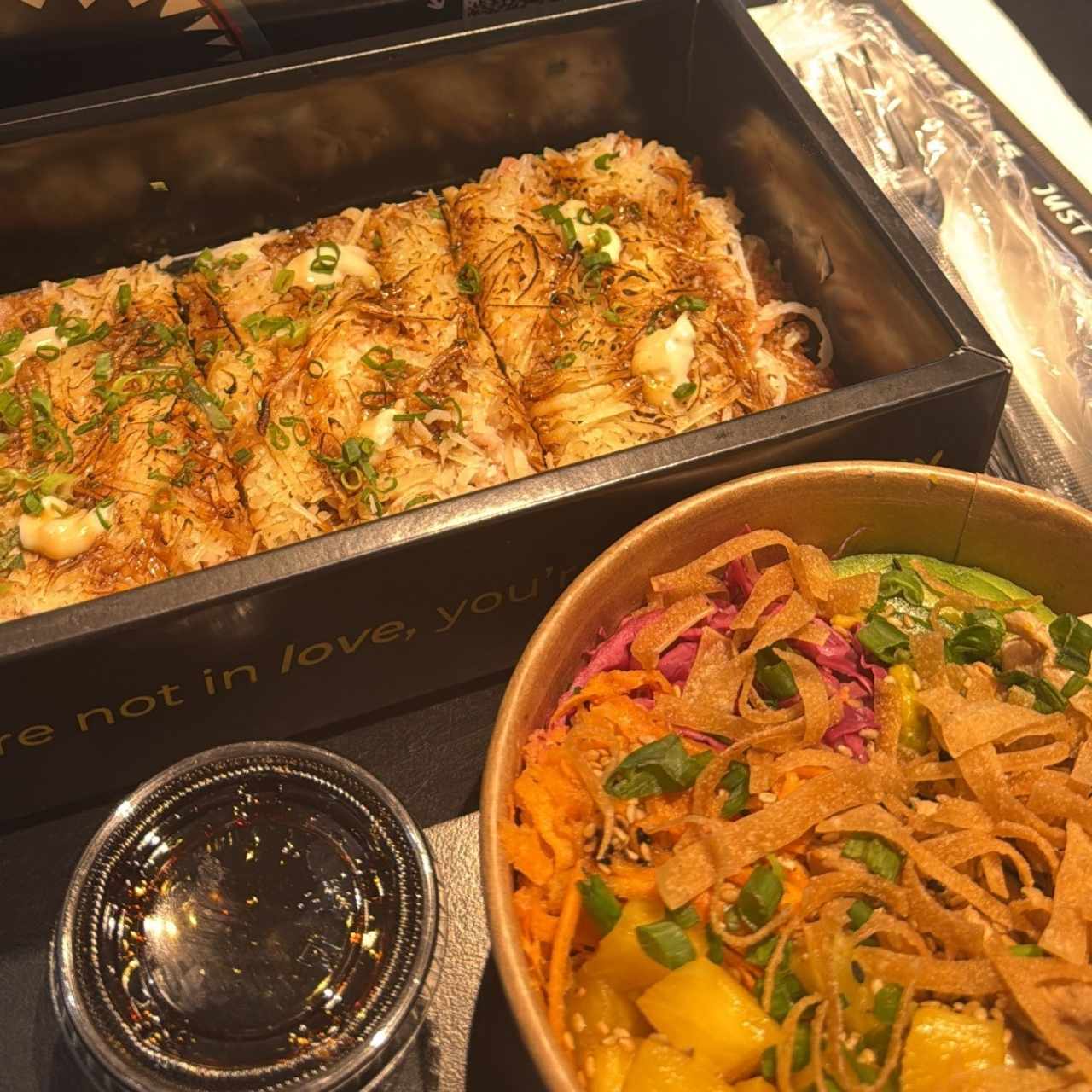 Sushi Pizzas - Cheesy Crab