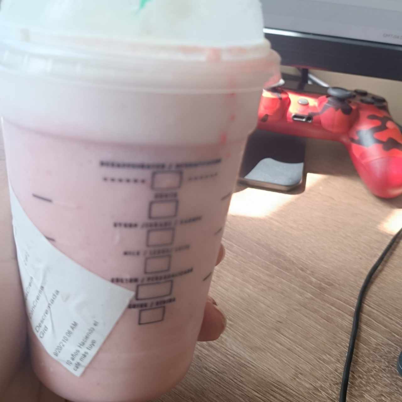 Frappuccino de Strawberry Cream
