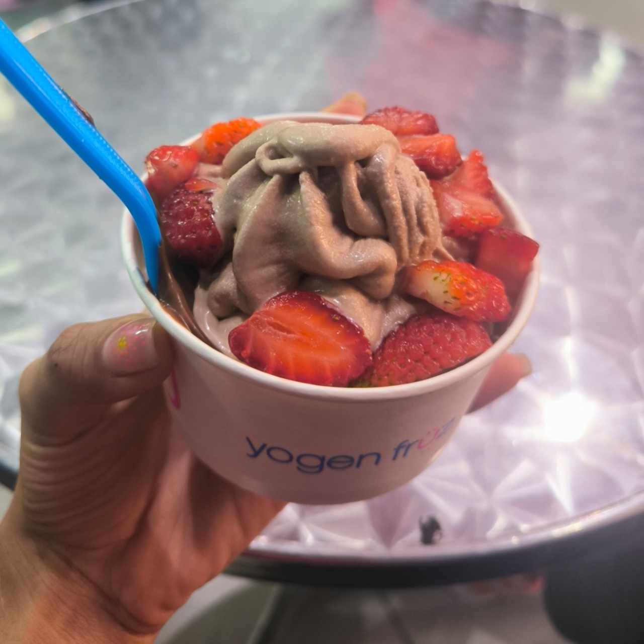 Nutella topping de fresa
