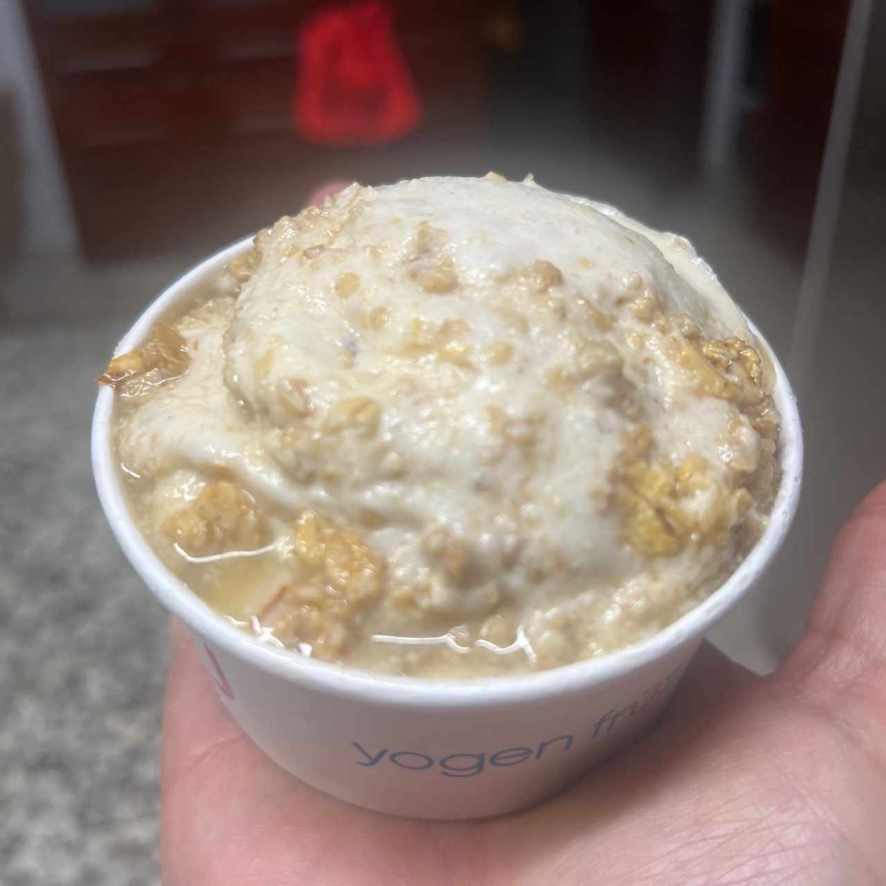 Granola y miel