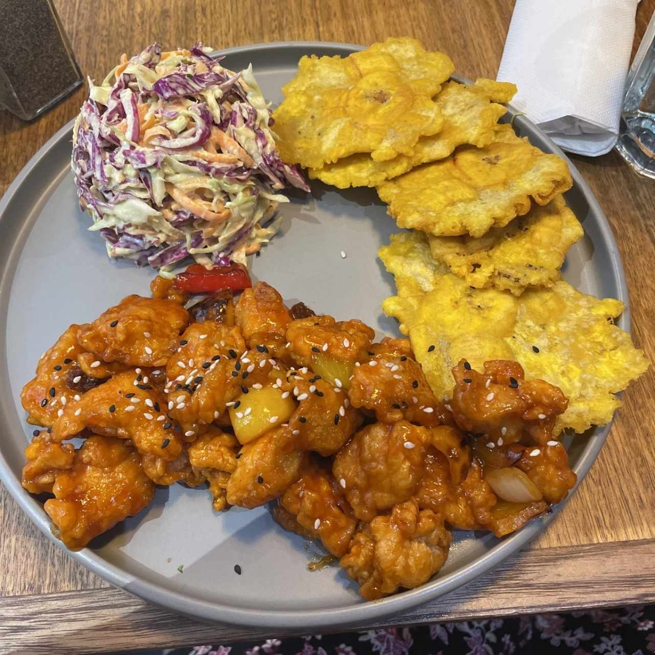 Pollo agridulce