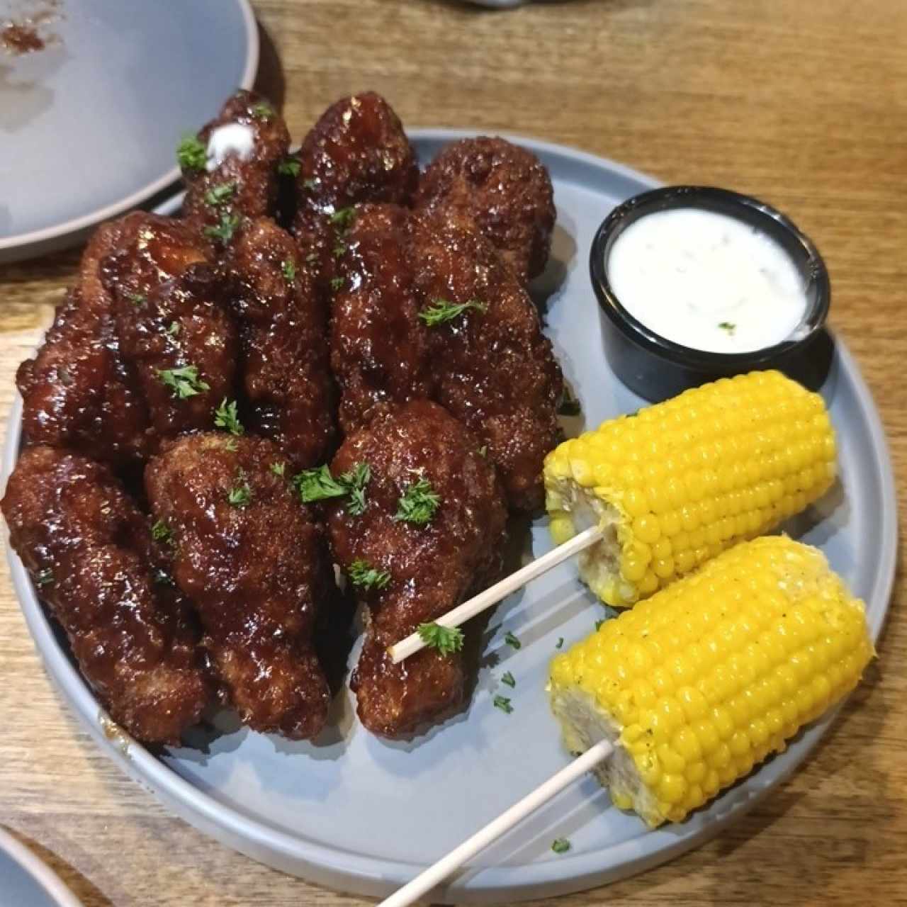 Alitas en BBQ