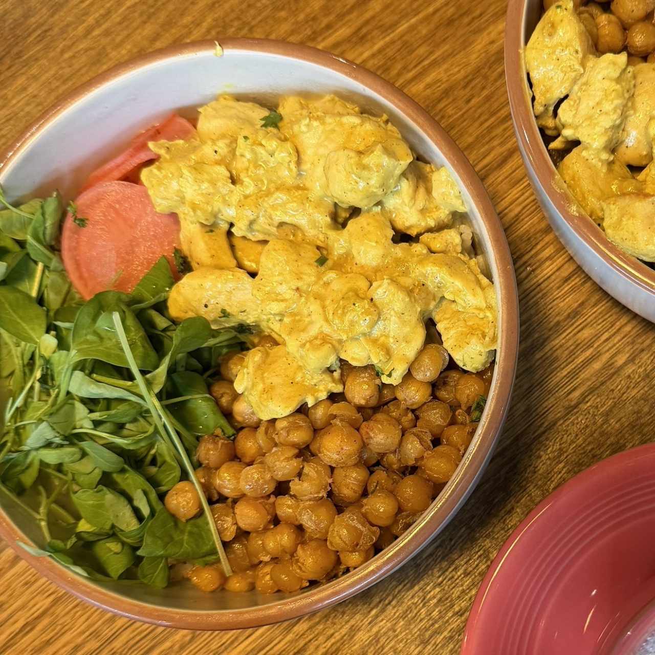 Curry chicken bowl