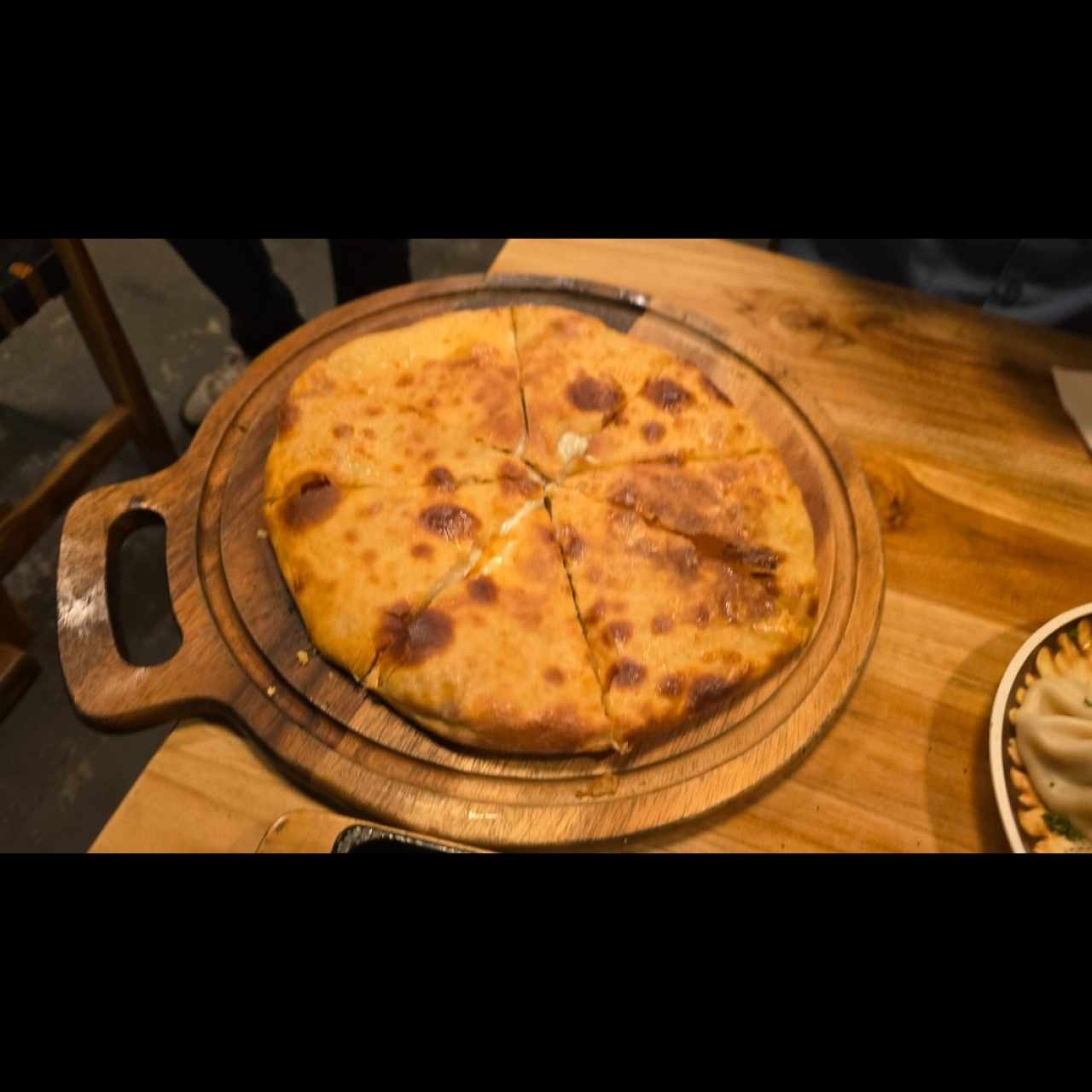masa con el queso dentro