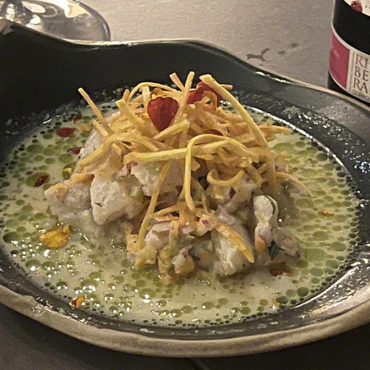 Ceviche de Corvina Al estilo Aya La Vida (GF)