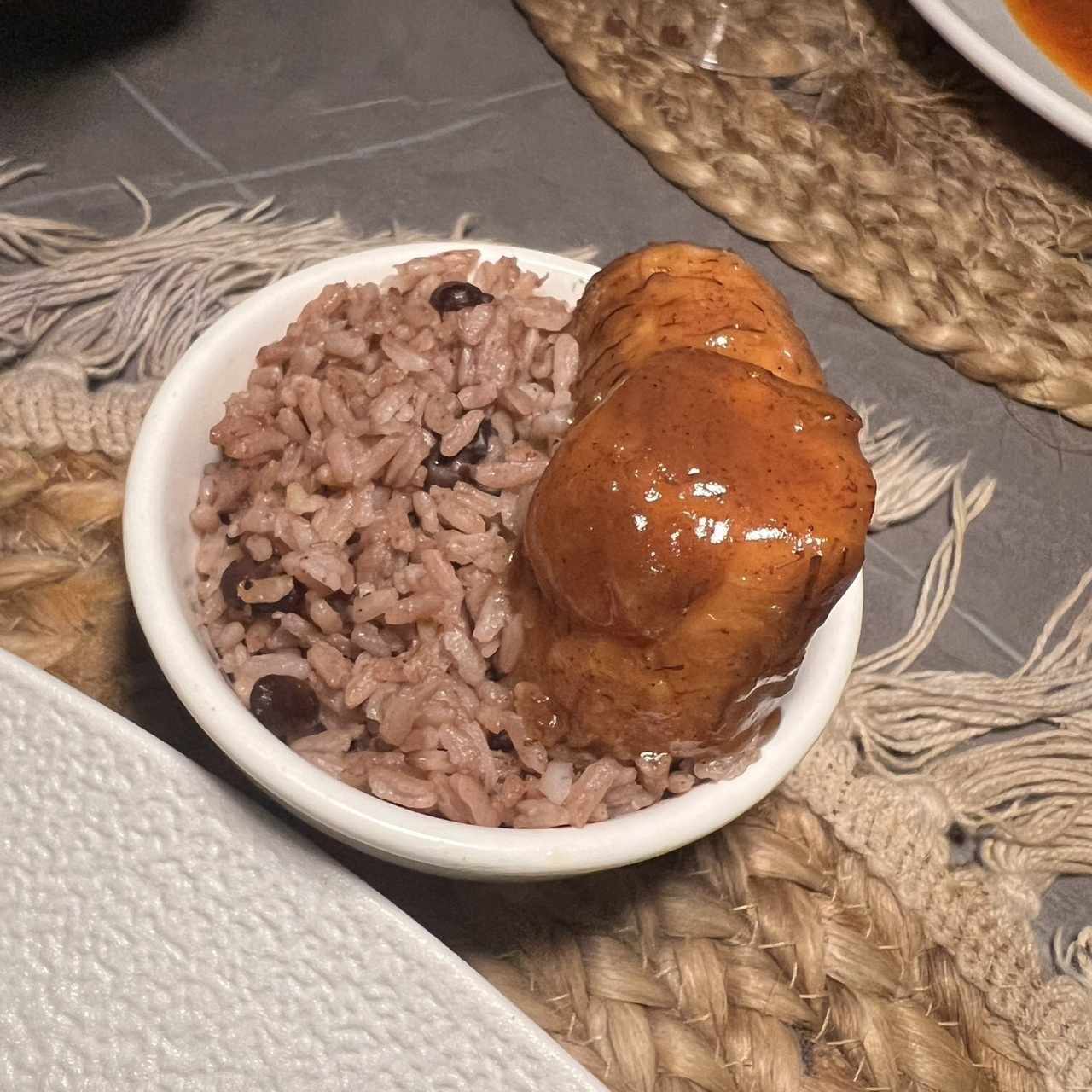 Arroz con frijoles 