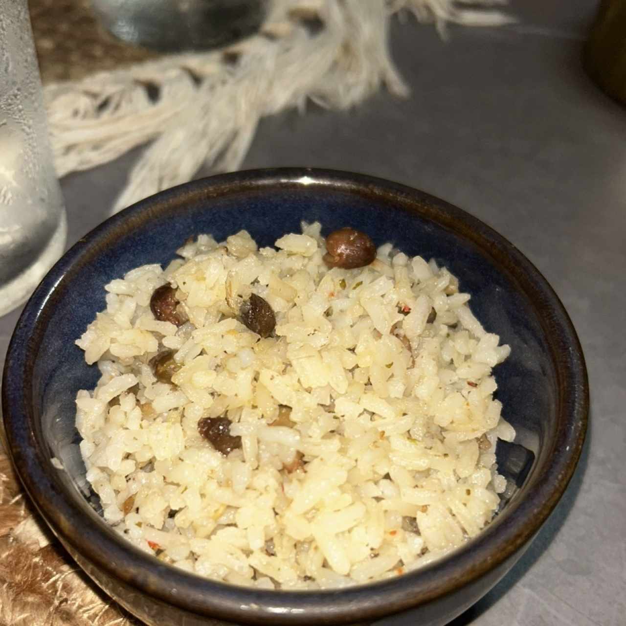 Arroz con coco y guandú