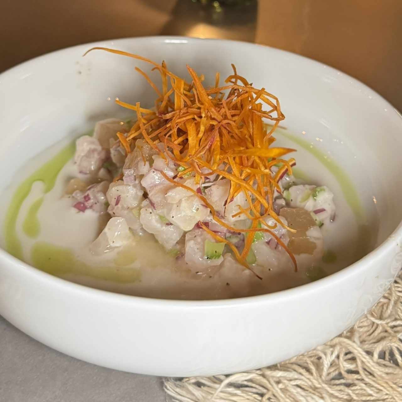 Ceviche de Corvina Al estilo Aya La Vida (GF)