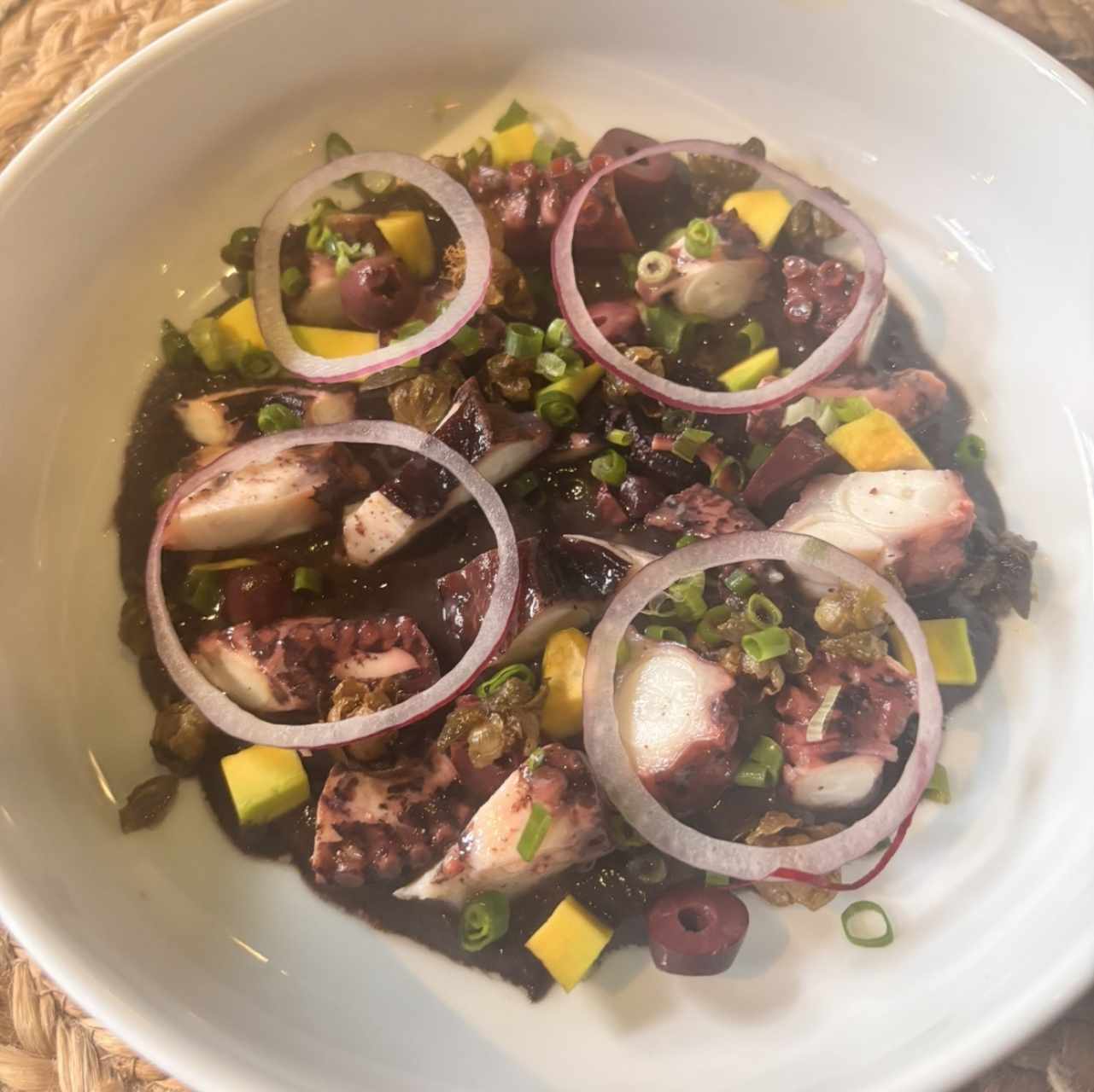 Tiradito de Pulpo Con ponchera (GF)