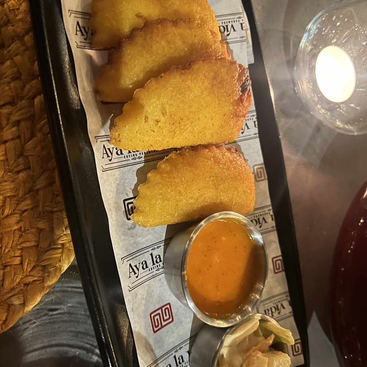 Empanada de Maíz relleno de camarón bien riquita (GF)