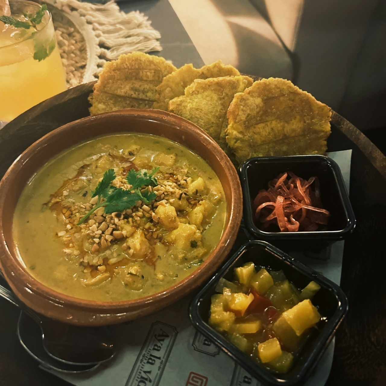 Patacones y Camarones "Isla Manzanillo Platter" (GF)