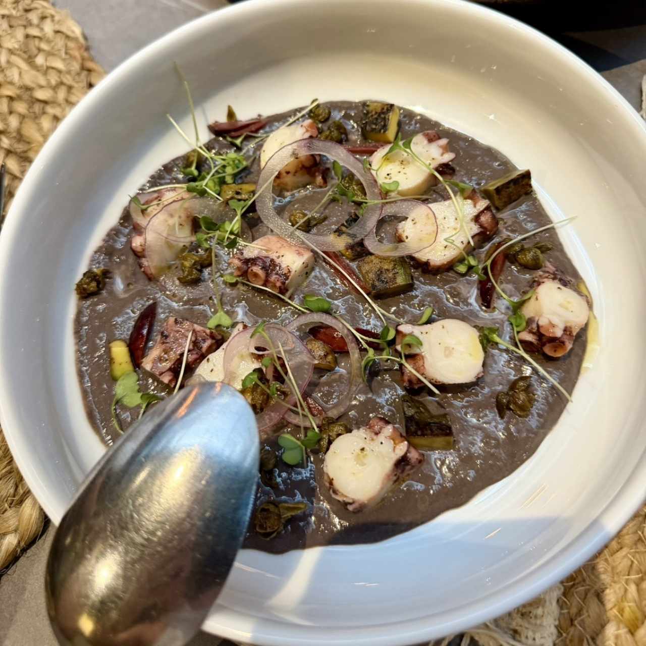 Tiradito de Pulpo Con ponchera (GF)