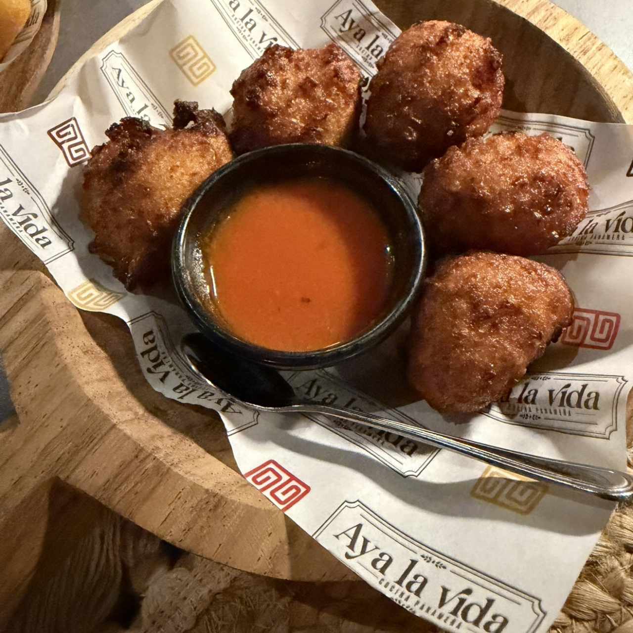 Buñuelo de maíz como en carnavales