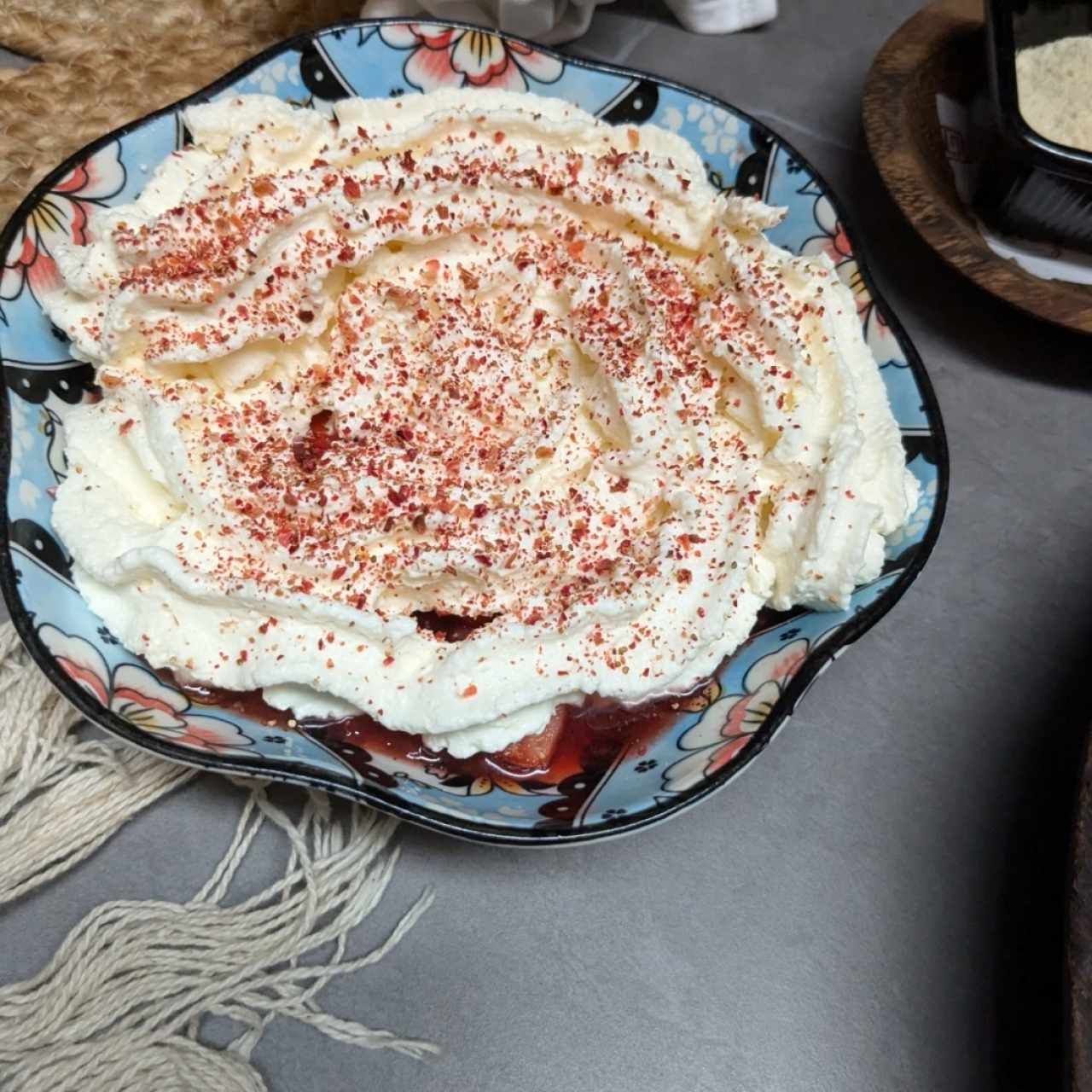 Fresas con crema de Boquete