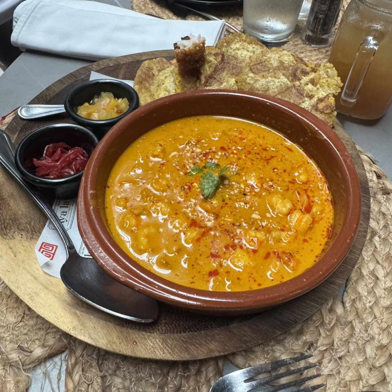 Patacones y Camarones 